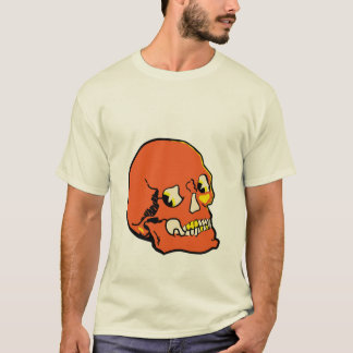 1930s Orange Skull T-Shirt