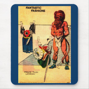 1930s Prince Thun Lion Man paper doll Flash Gordon Mouse Pad