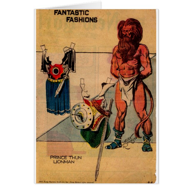 1930s Prince Thun paper dolls Flash Gordon (Front)