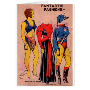 1930s Princess Aura paper dolls Flash Gordon