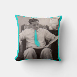 1930s reading the paper cushion