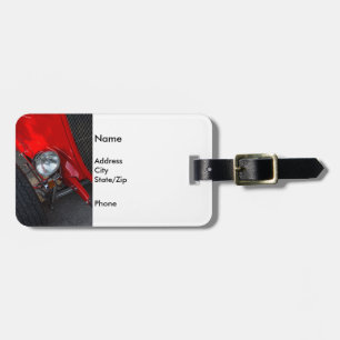 1930's Roadster Luggage Tag
