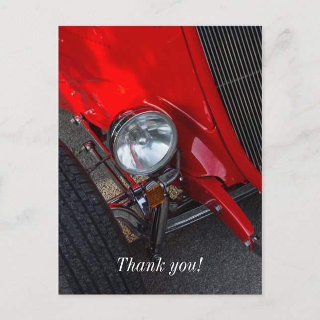 1930's Roadster Postcard (Front)