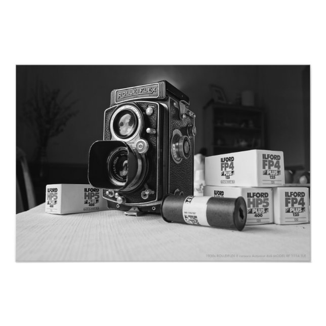 1930s ROLLEIFLEX II camera Automat 6x6 MODEL RF 11 Photo Print (Front)