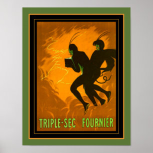 1930's Triple-Sec Fournier Poster