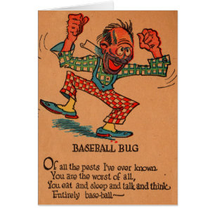 1930s vinegar valentine: the Baseball Bug