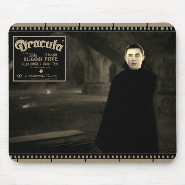 '1931' "Dracula" Filmstrip Mousepad (Front)
