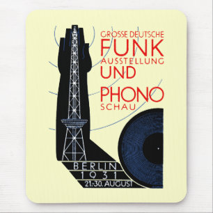 1931 German Radio and Music Expo Mouse Pad