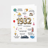 1932 Birthday Card For Dad or Mum