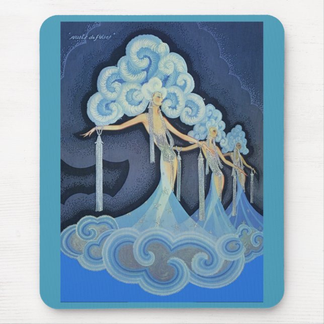 1932 Folies Bergère poster Mouse Pad (Front)