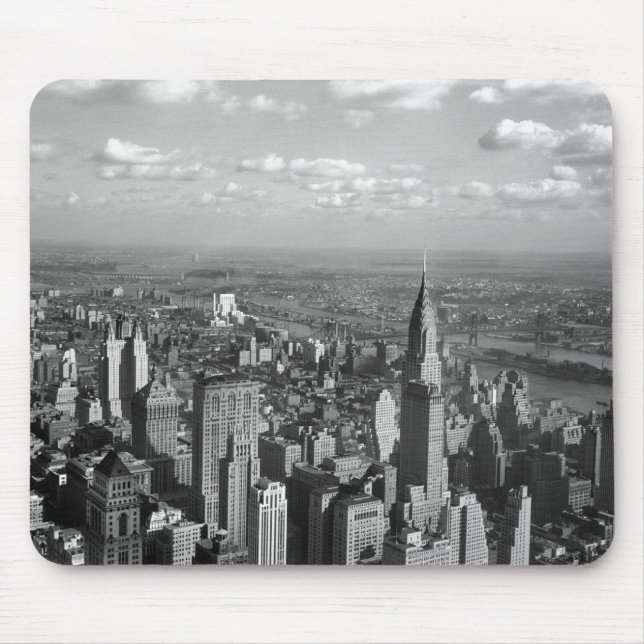 1932-New York-Chrysler Building-Mousepad Mouse Pad (Front)