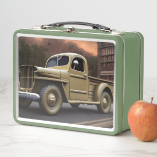 1932 Pickup Truck Metal Lunch Box