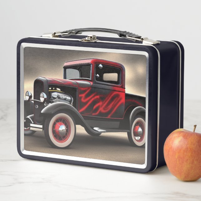 1932 Pickup Truck Metal Lunch Box (In Situ)