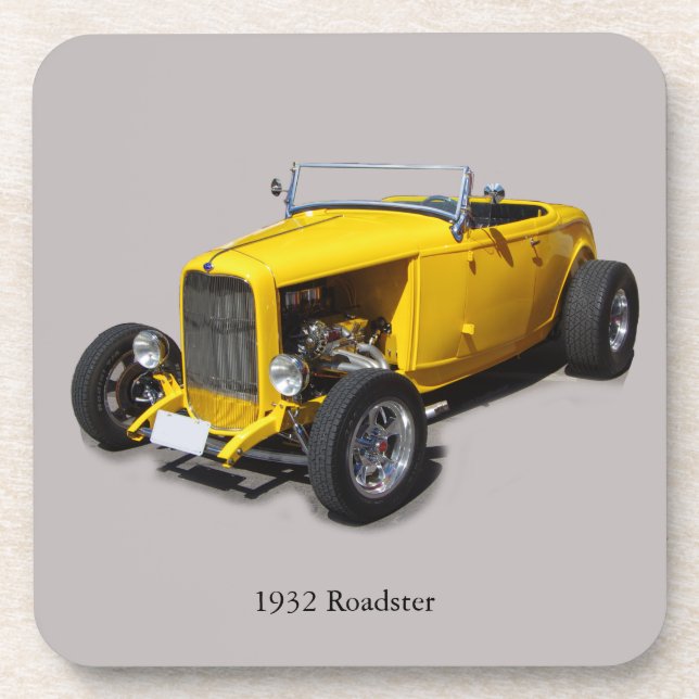 1932 Roadster set of 6 coasters (Front)