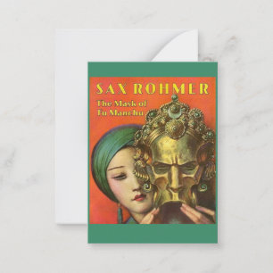 1932 The Mask of Fu Manchu cover Card
