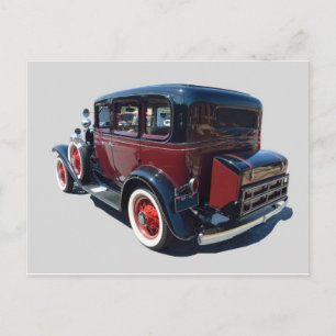 1932 Vintage Automobile Postcard