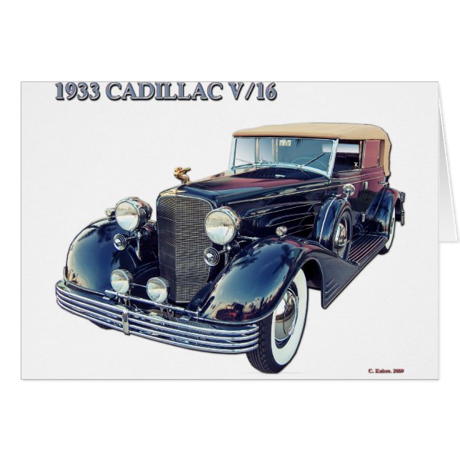 1933 CADILLAC V/16 #2 (Front Horizontal)