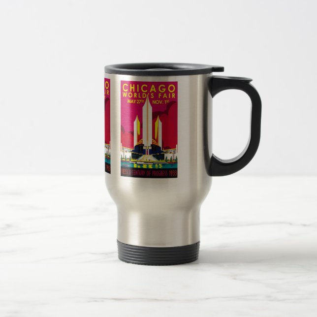1933 Chicago World Fair Travel Mug (Right)
