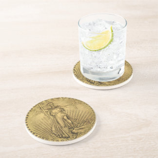 1933 Double Eagle Gold Coin Coaster