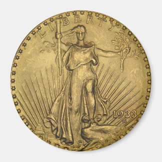 1933 Double Eagle Gold Coin Magnet