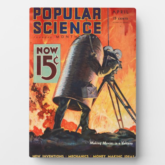 1933! MAGAZINE COVER ART PLAQUE (Front)