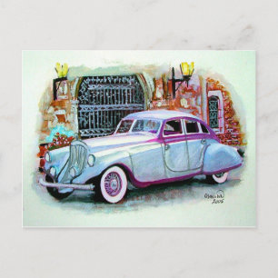 1933 Pierce Arrow Postcard