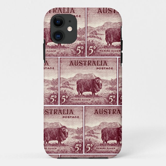 1934 Australian Merino Sheep Case-Mate iPhone Case (Back)