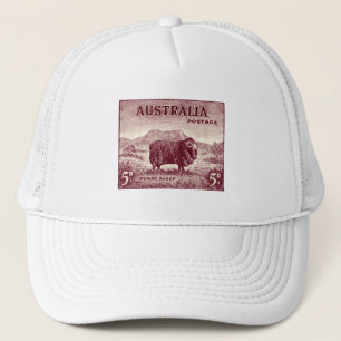1934 Australian Merino Sheep Trucker Hat