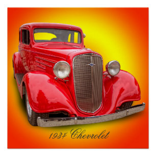 1934 CHEVROLET POSTER