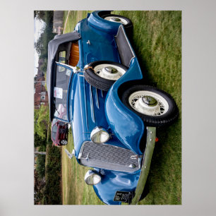 1934, Chevrolet Roadster classic car Poster