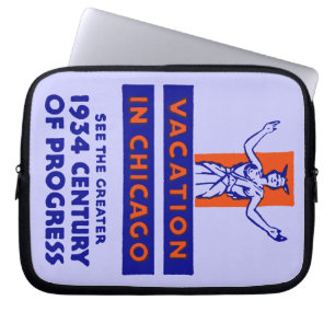 1934 Chicago Century of Progress Laptop Sleeve