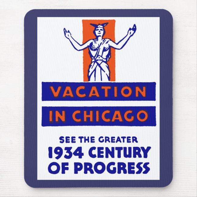 1934 Chicago Century of Progress Mouse Pad (Front)