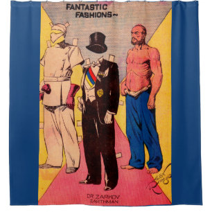 1934 Dr. Zarkov from Flash Gordon Shower Curtain