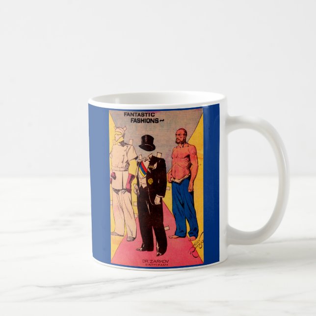 1934 Dr. Zarkov paper doll Flash Gordon Coffee Mug (Right)