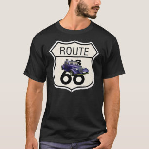 1934 Ford/Route66 sign T-shirt