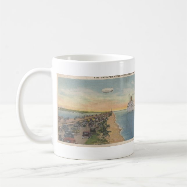 1934 from the causeway Miami, FL  Coffee Mug (Left)