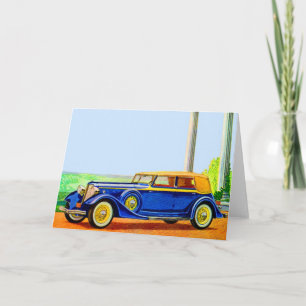 1934 Lincoln model KA Card