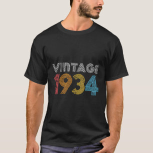 1934 Vintage 1934 Gift For Men Women Made Born In  T-Shirt