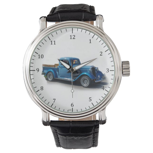 1935 blue truck watch (Front)