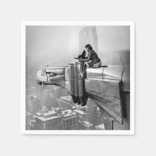 1935 Margaret Bourke in New York City Napkin