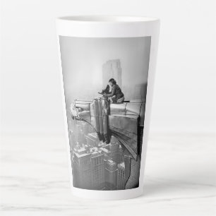 1935 Margaret Bourke New York City vintage photo Latte Mug