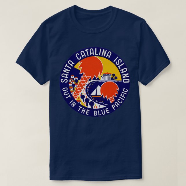 1935 Santa Catalina Island T-Shirt (Design Front)