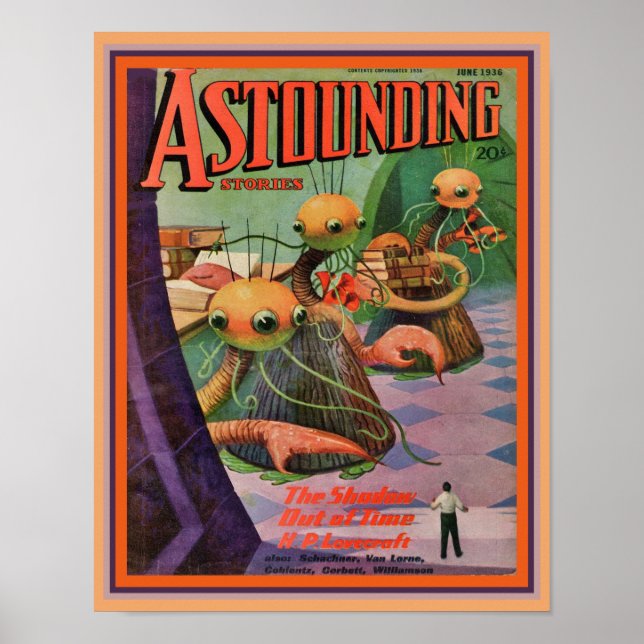 1936 Astounding Stories Sci-Fi Poster (Front)