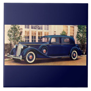 1936 blue Packard Ceramic Tile