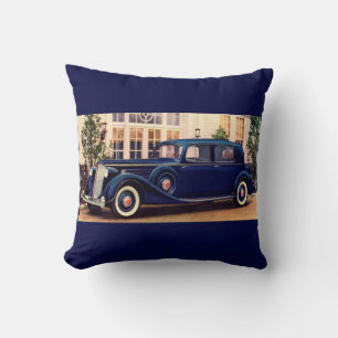 1936 blue Packard Cushion