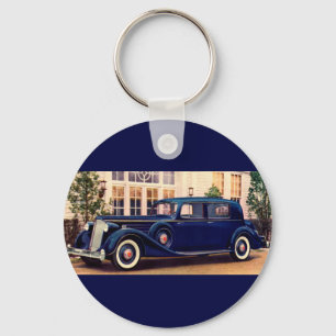 1936 blue Packard Key Ring
