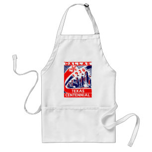 1936 Dallas Texas Centennial Standard Apron