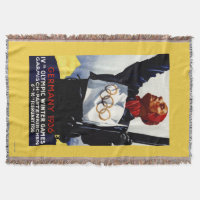 1936 Olympic Winter Games Advertisement Poster