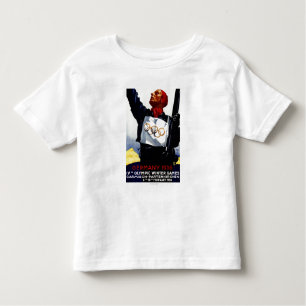 1936 Olympic Winter Games Advertisement Poster Toddler T-Shirt