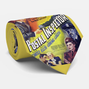 1936 Postal Inspector movie poster print Tie